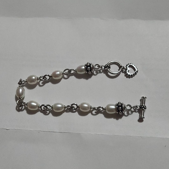 925 and pearl bracelet - Picture 2 of 6